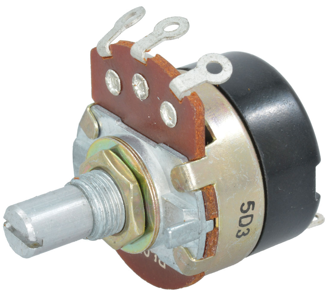 24mm Linear Taper Potentiometer with SPDT Switch 1K Ohm 500mW 20%