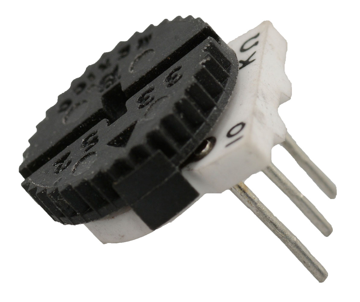 3/8" Open Frame Cermet Trimming Potentiometer 1K Ohm 20% 500mW 1 Turn Top Adjust