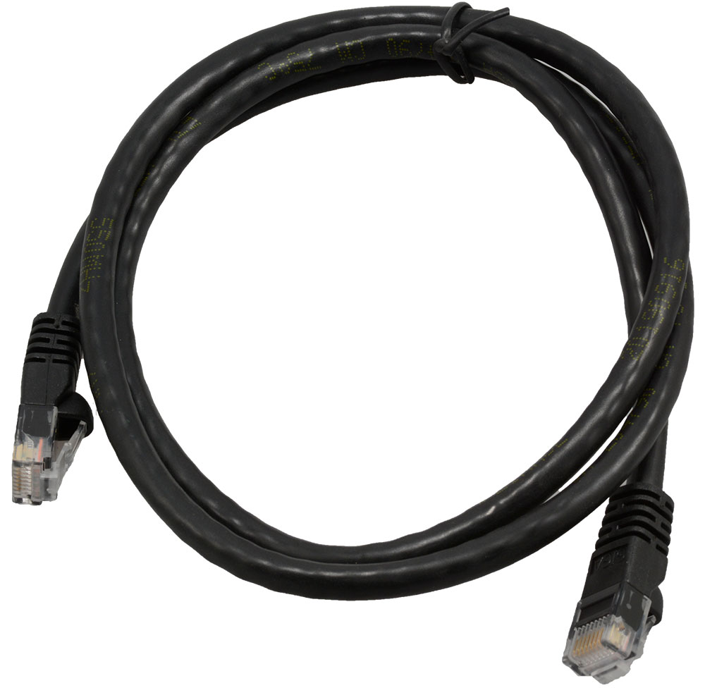 CAT6 Snagless Ethernet Patch Cable Black 6 Feet