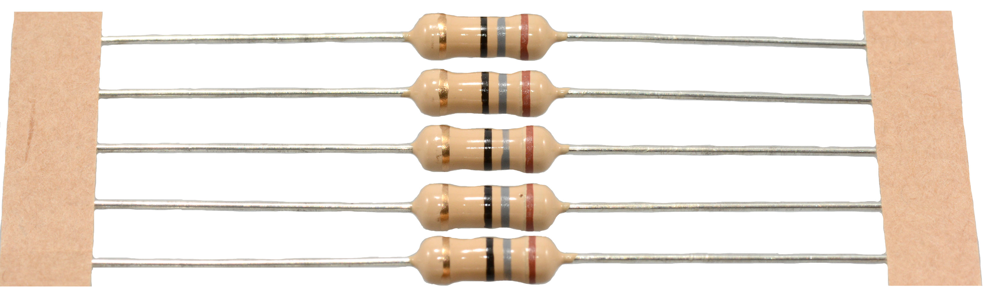 Carbon Film Resistor 18 Ohm 10% 1/2 Watt (500mW) Axial Leads