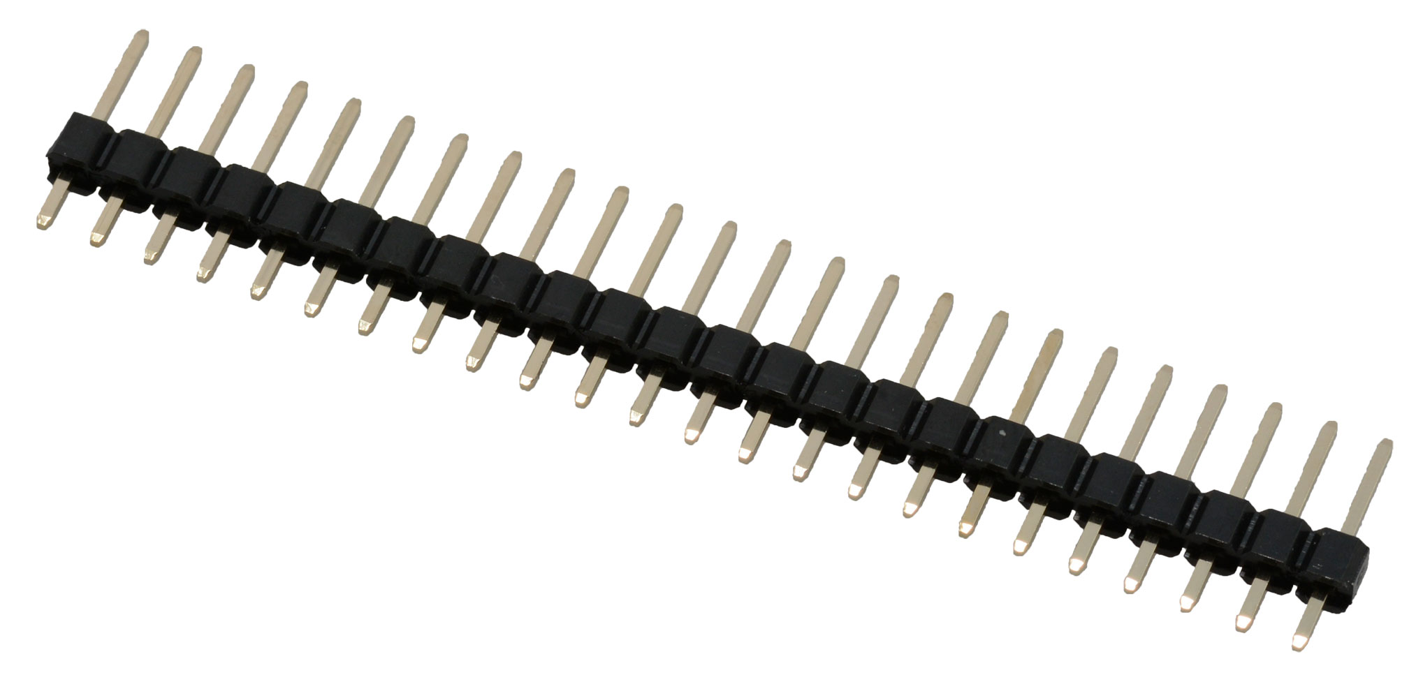 24 Pin Breakaway Pin Header Vertical 0.100" Pitch