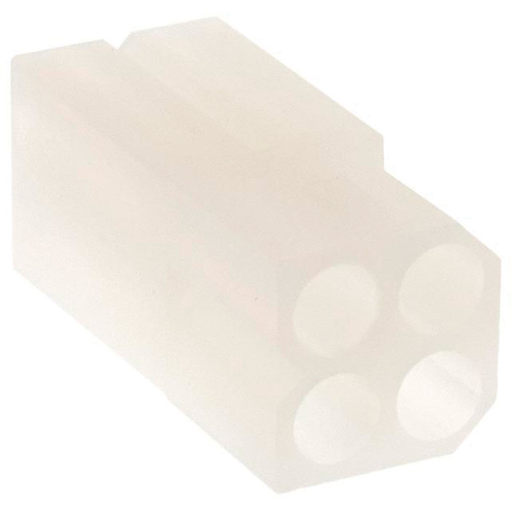 Connector Housing Receptacle 4 Position 5.03mm Crimp Straight