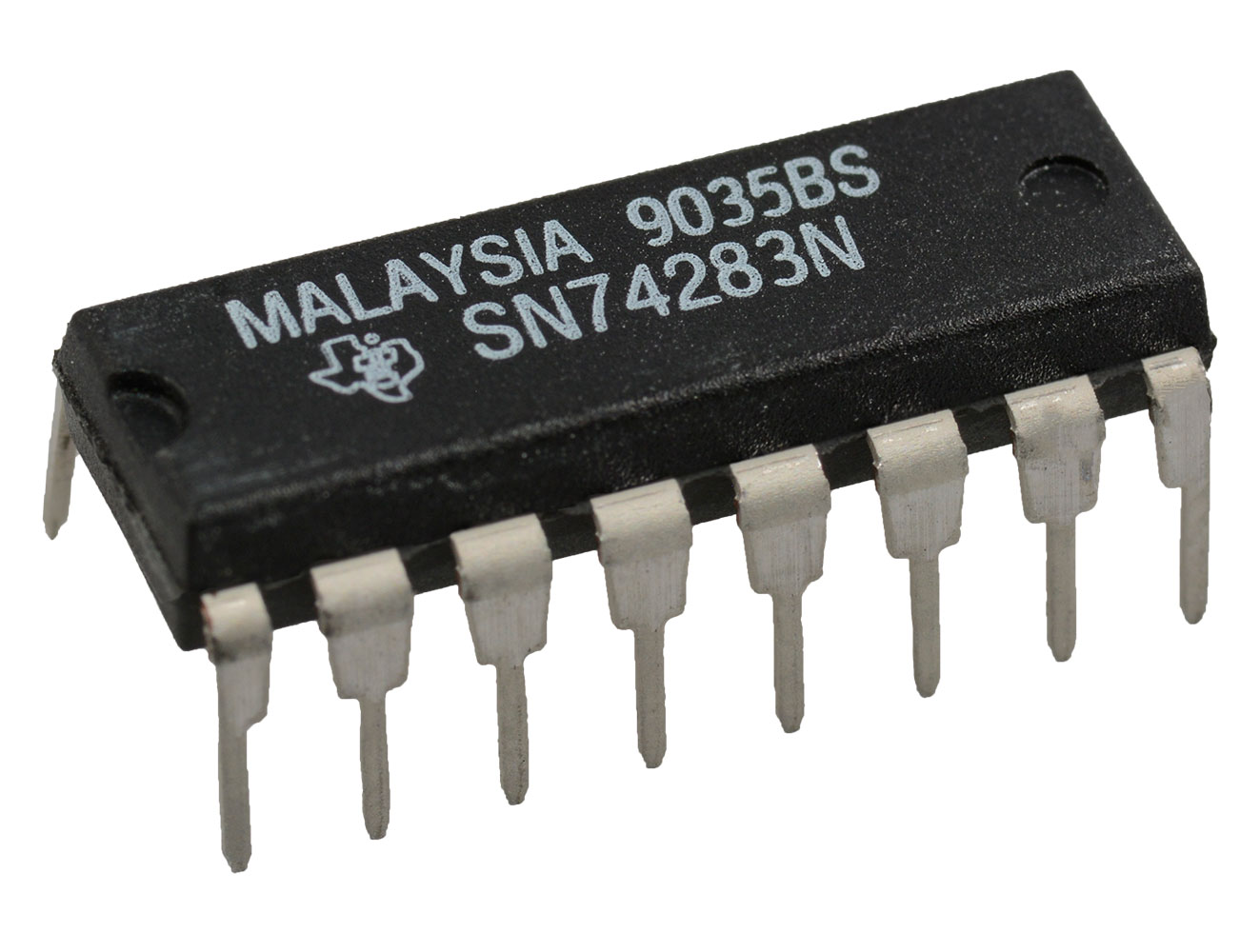 4-Bit Binary Full Adder with Fast Carry DIP-16