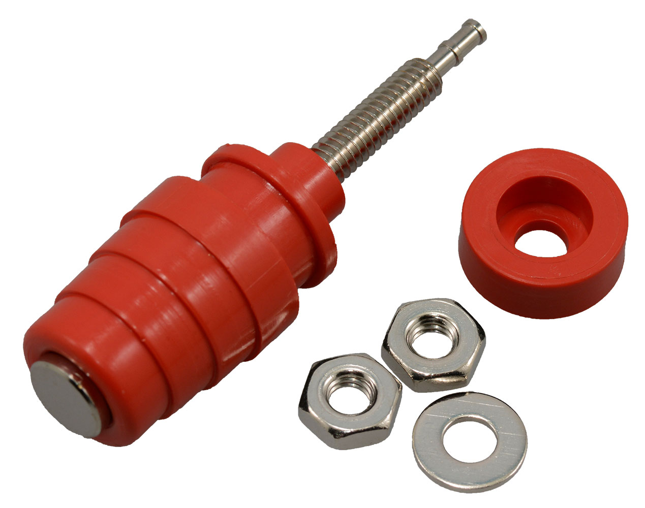 Top Loading Binding Post Quick Wire Attachment Red