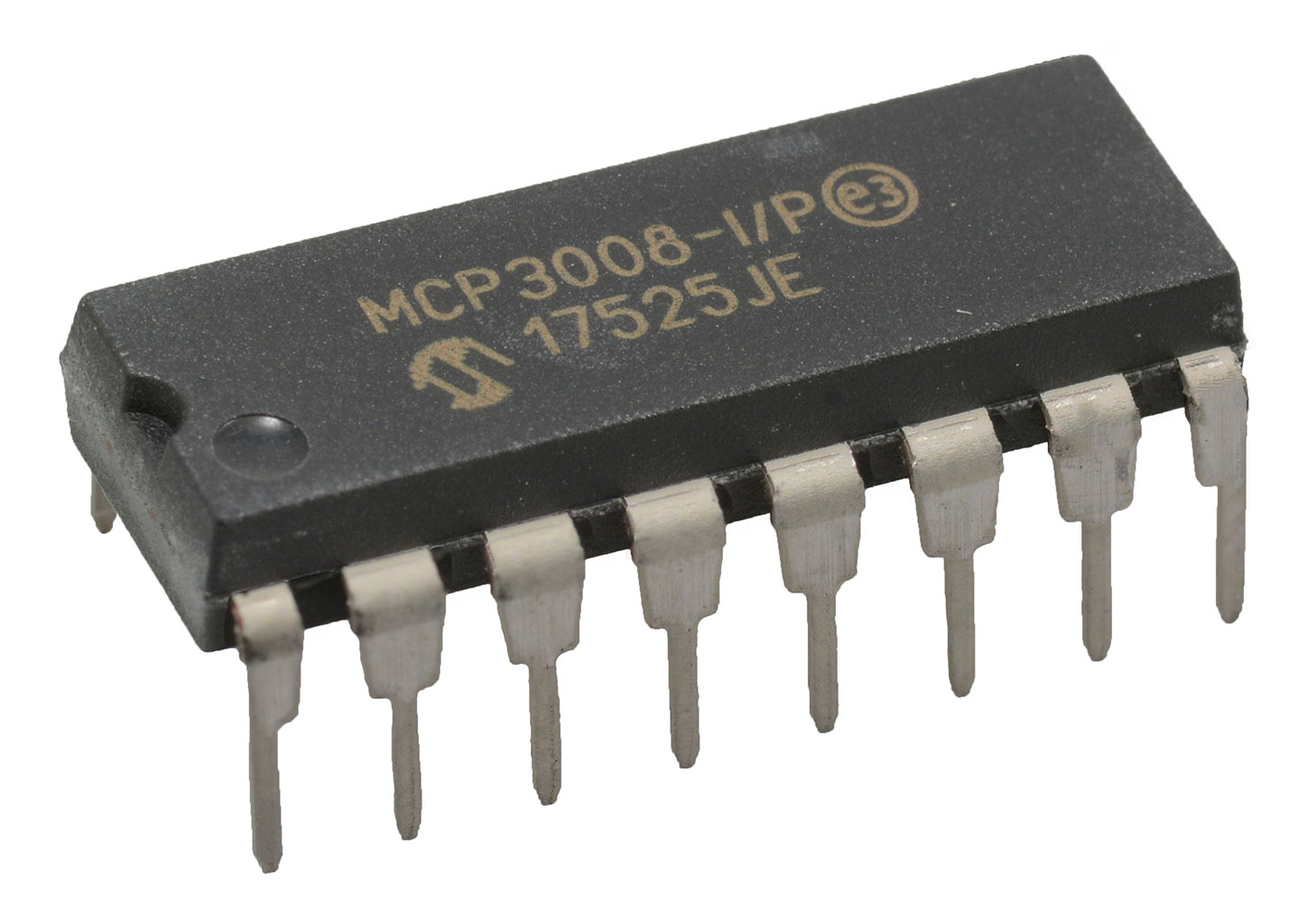 10-Bit Analog to Digital Converter 4, 8 Input 1 SAR DIP-16