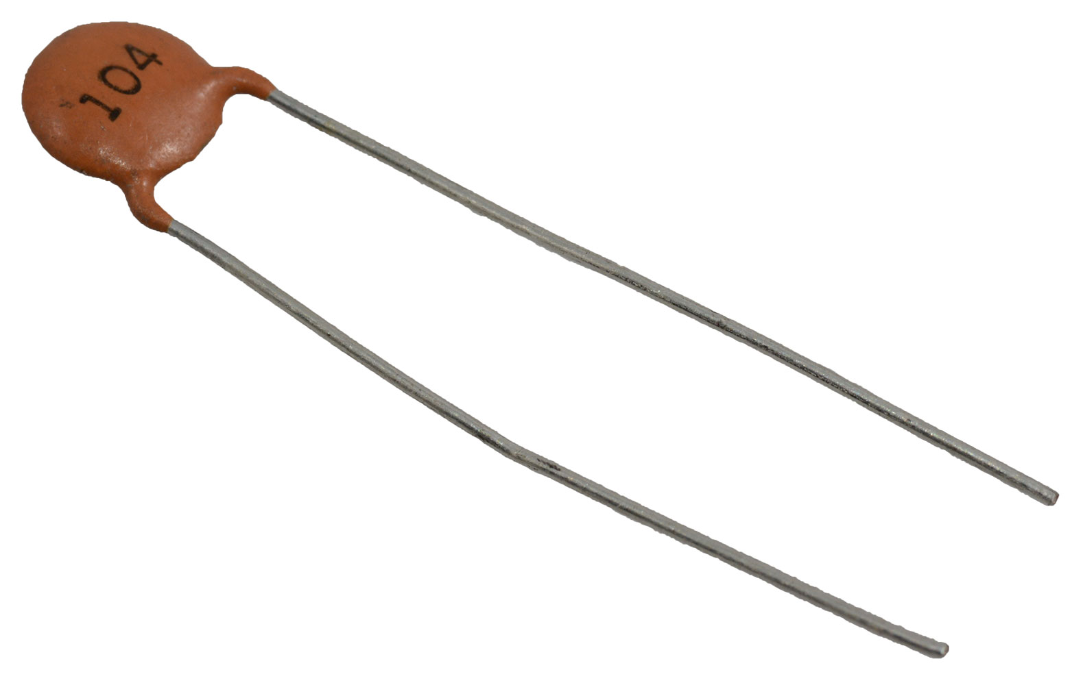 Ceramic Disc Capacitor 0.1uF 25 VDC -20/+80% 6mm Body Diameter