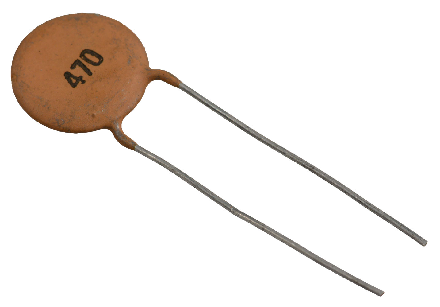 Ceramic Disc Capacitor 470pF 1000 VDC 10% 12mm Body Diameter