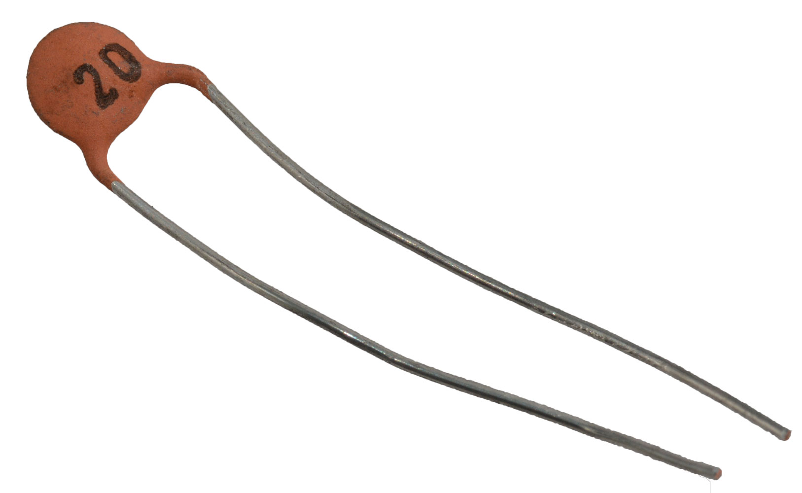 Ceramic Disc Capacitor 20pF 50 VDC 20% 5mm Body Diameter