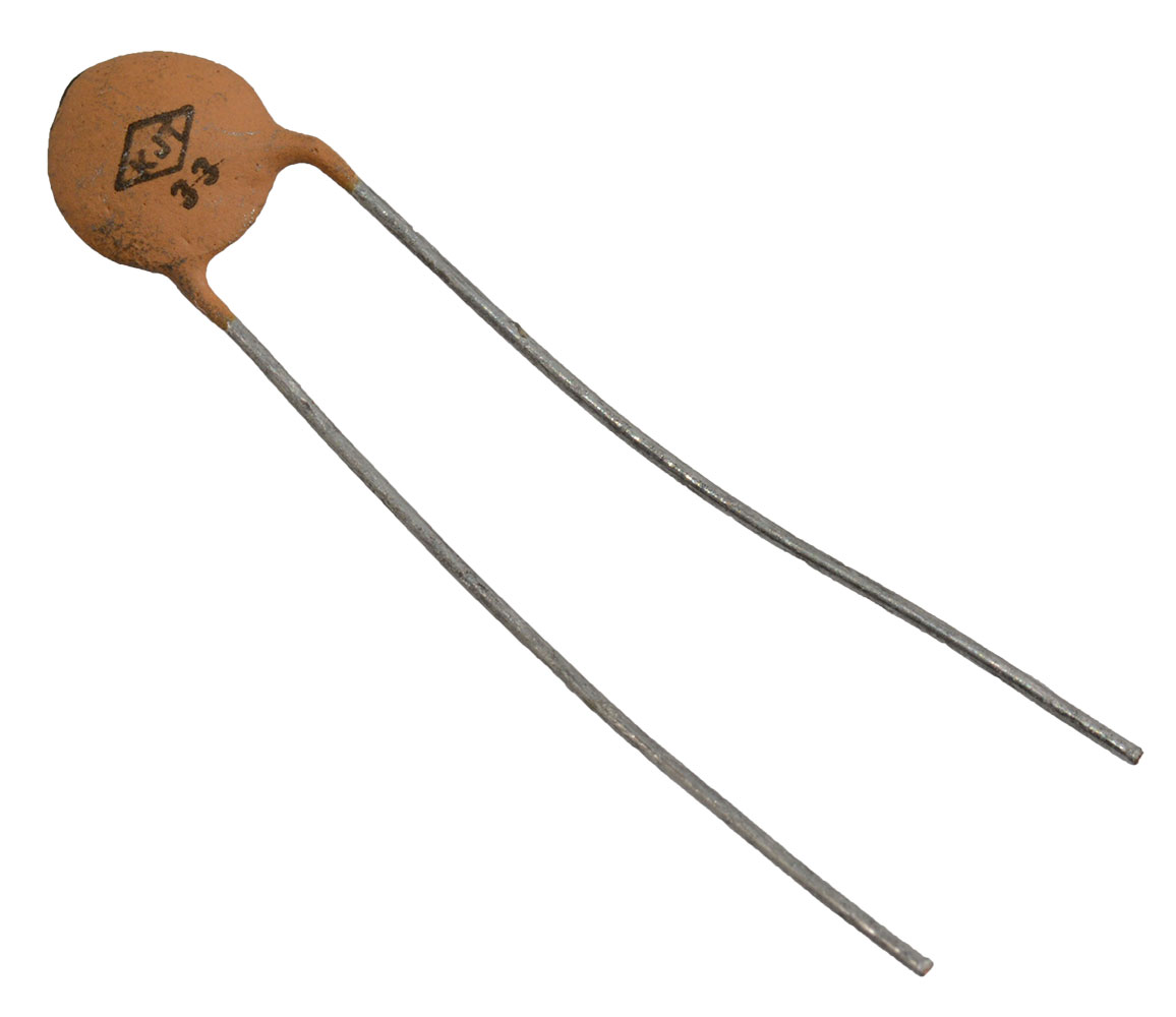 Ceramic Disc Capacitor 30pF 50 VDC 10% 6mm Body Diameter