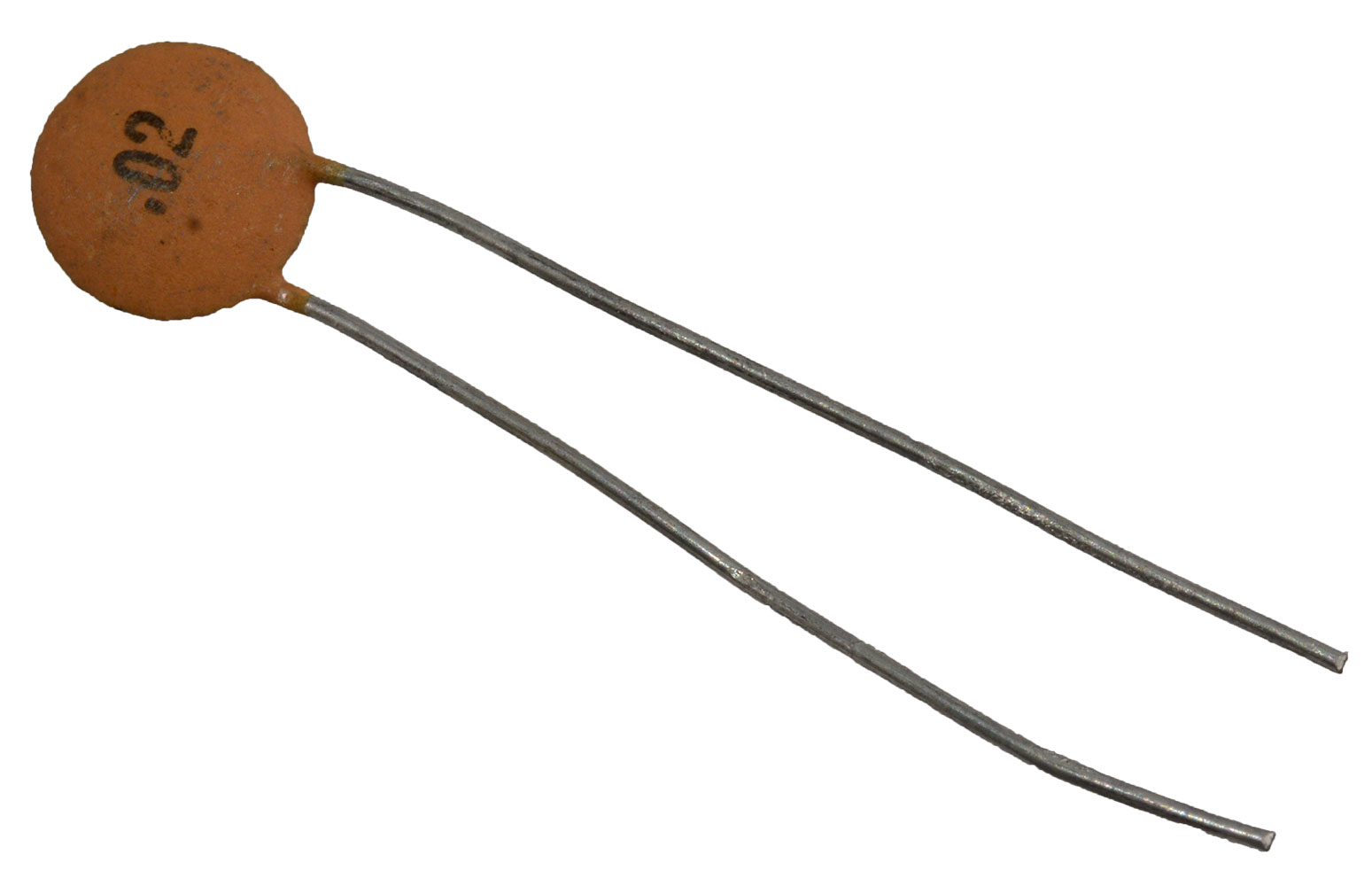 Ceramic Disc Capacitor 0.02uF 50 VDC +80/-20% 7mm Body Diameter