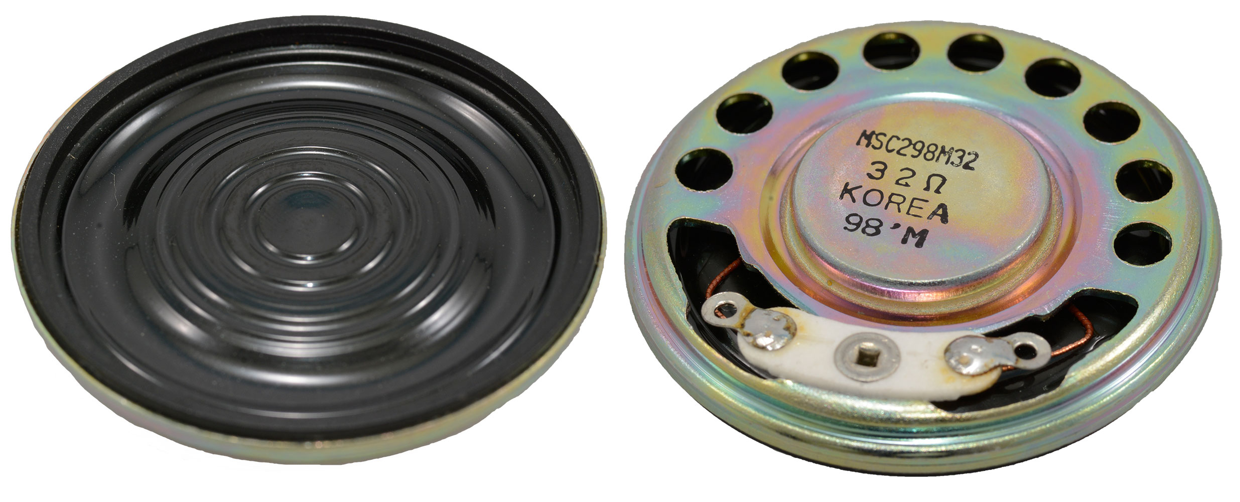 32 Ohm Round Ferrite Speaker Mylar Cone