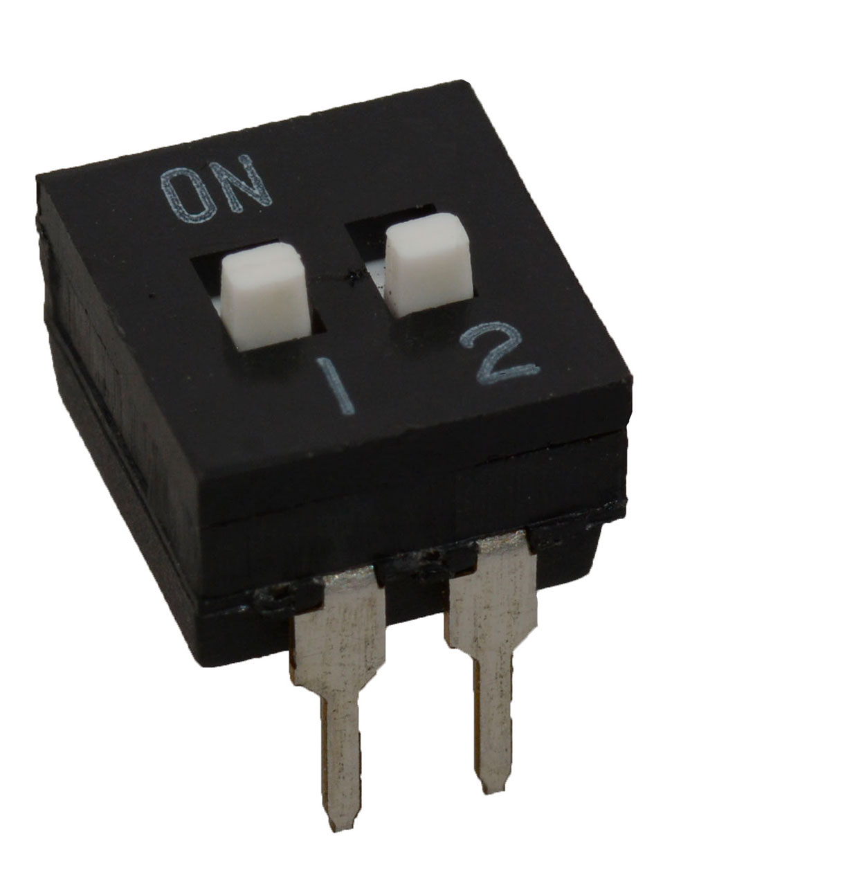 Low-Profile DIP Switch Slide Raised 2 Position SPST 4-Pin DIP