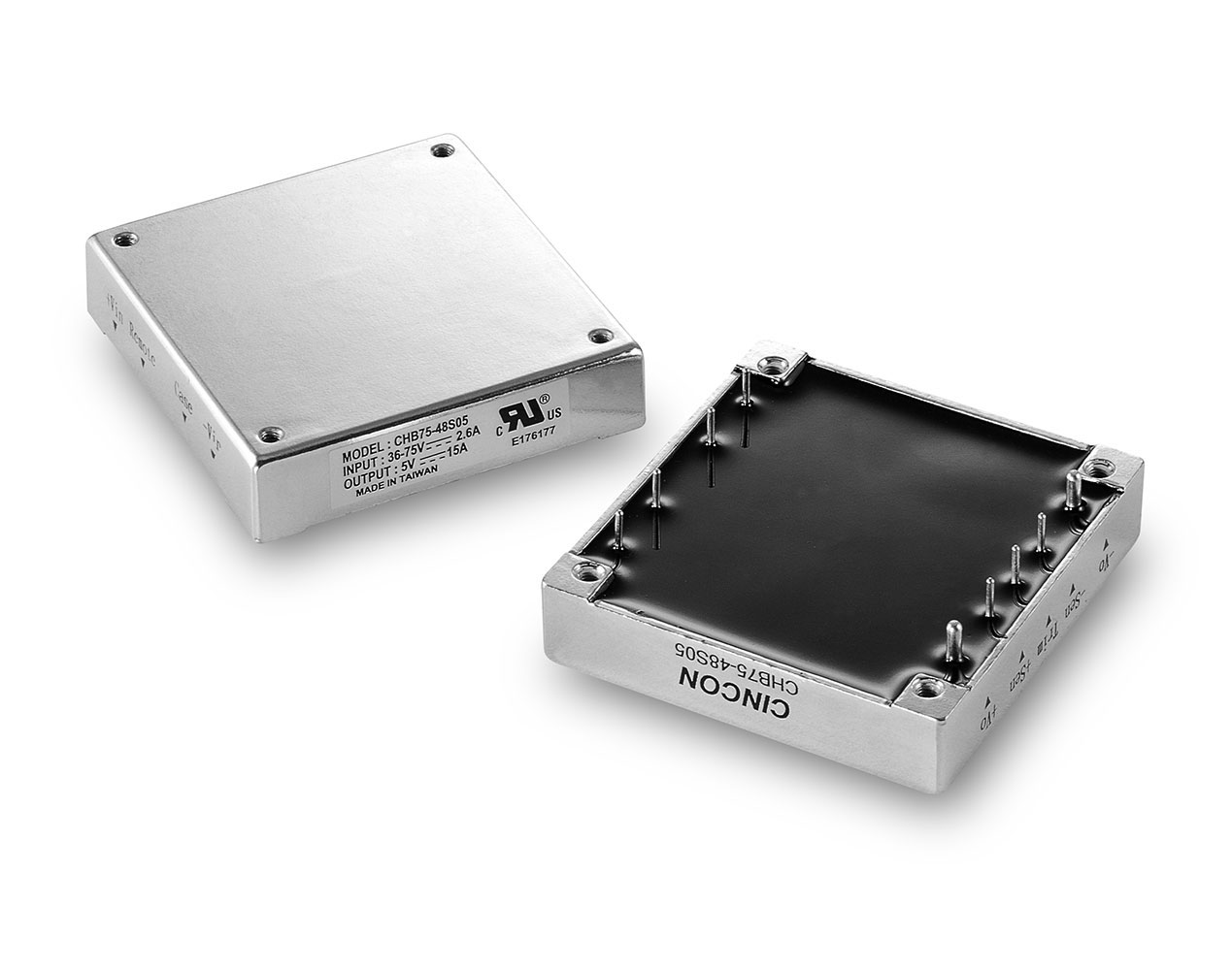 DC-DC Converter Isolated 5VDC 15A 2:1 Input 18-36VDCin Half-Brick Board Mount Negative Logic Remote ON/OFF