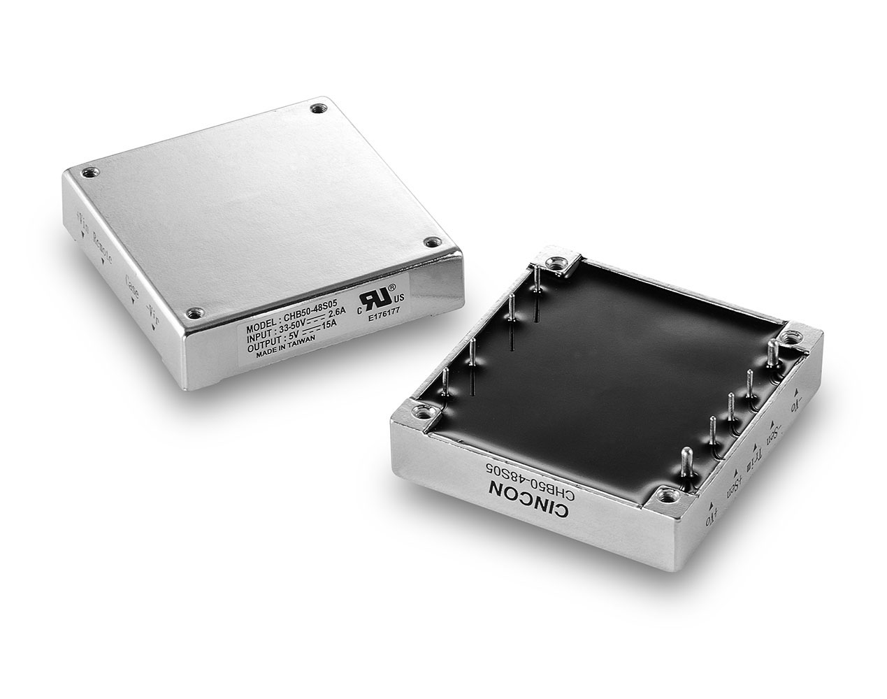 DC-DC Converter Isolated 12VDC 4160mA 2:1 Input 18-36VDCin Half-Brick Board Mount