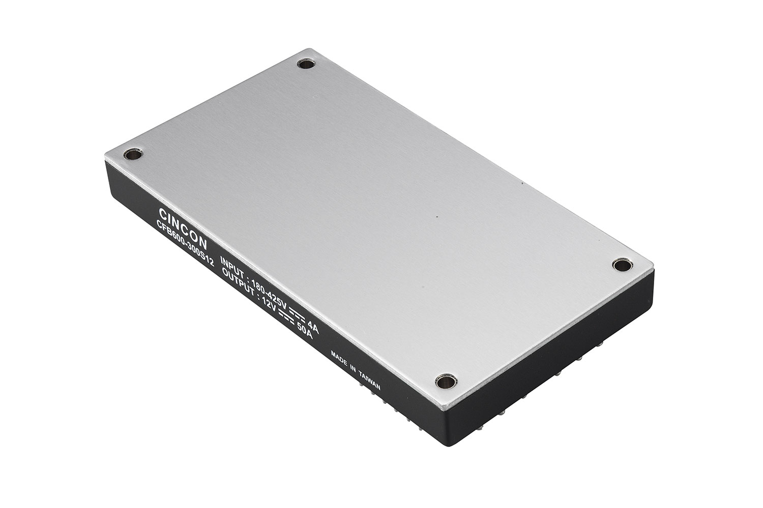 DC-DC Converter Isolated 12VDC 50A 2:1 Input 180-425VDCin Full Brick Board Mount