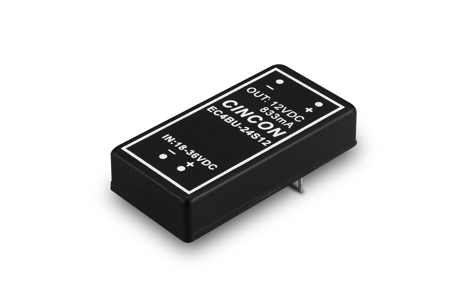 DC-DC Converter Isolated &plusmn;12VDC &plusmn;416mA 2:1 Input 18-36VDCin PCB Mount