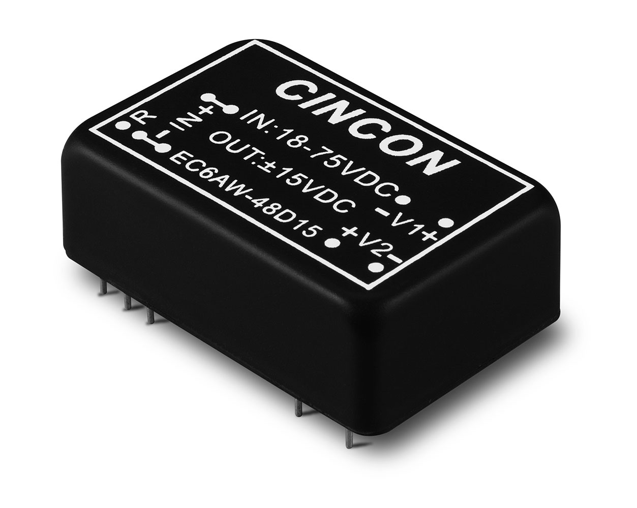 DC-DC Converter Isolated 5VDC 1600mA 4:1 Input 9-36VDCin DIP-24
