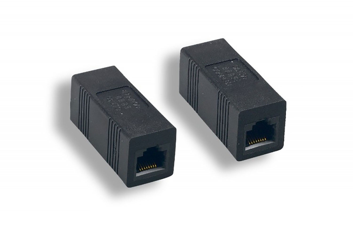 Cat5e Modular Inline Coupler RJ45 Black