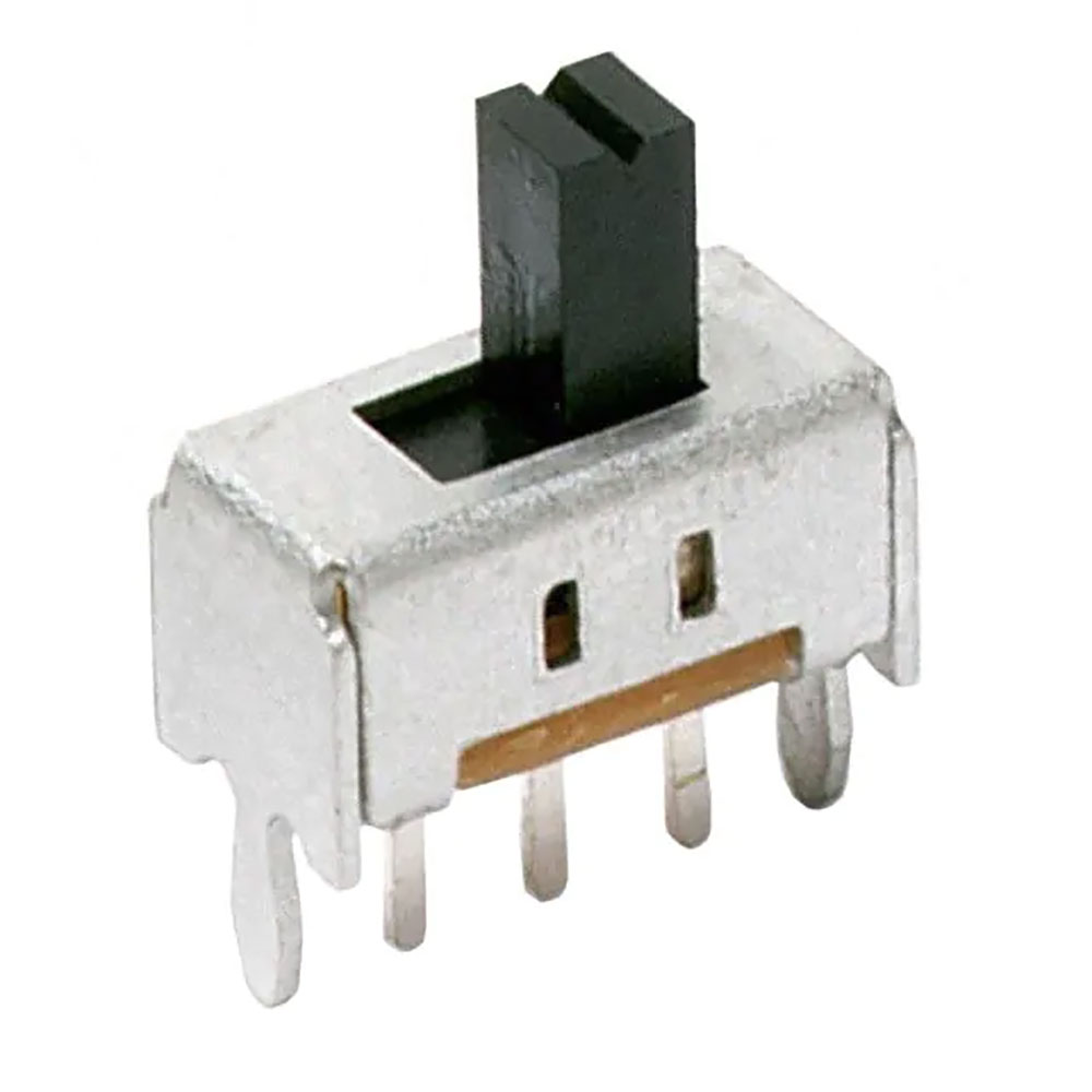 Slide Switch SPDT ON-ON 100mA 12VDC Through Hole 5.08mm Pitch