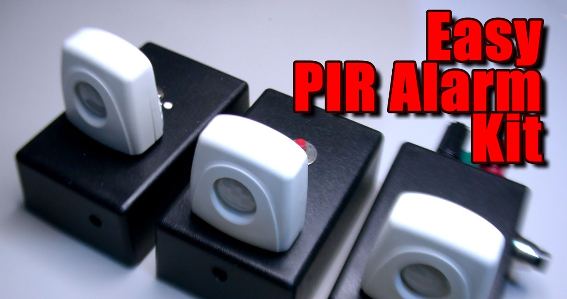 Easy PIR Alarm Kit Solder-Assembly Customizable Project