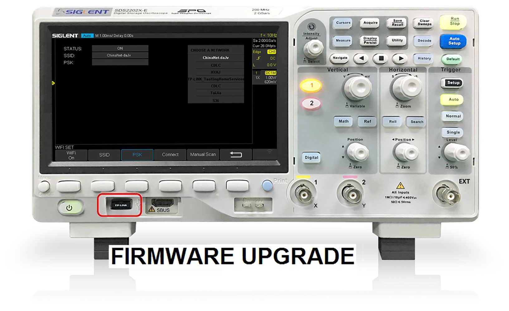 FIRMWARE, SDS2000X-E SERIES WIFI