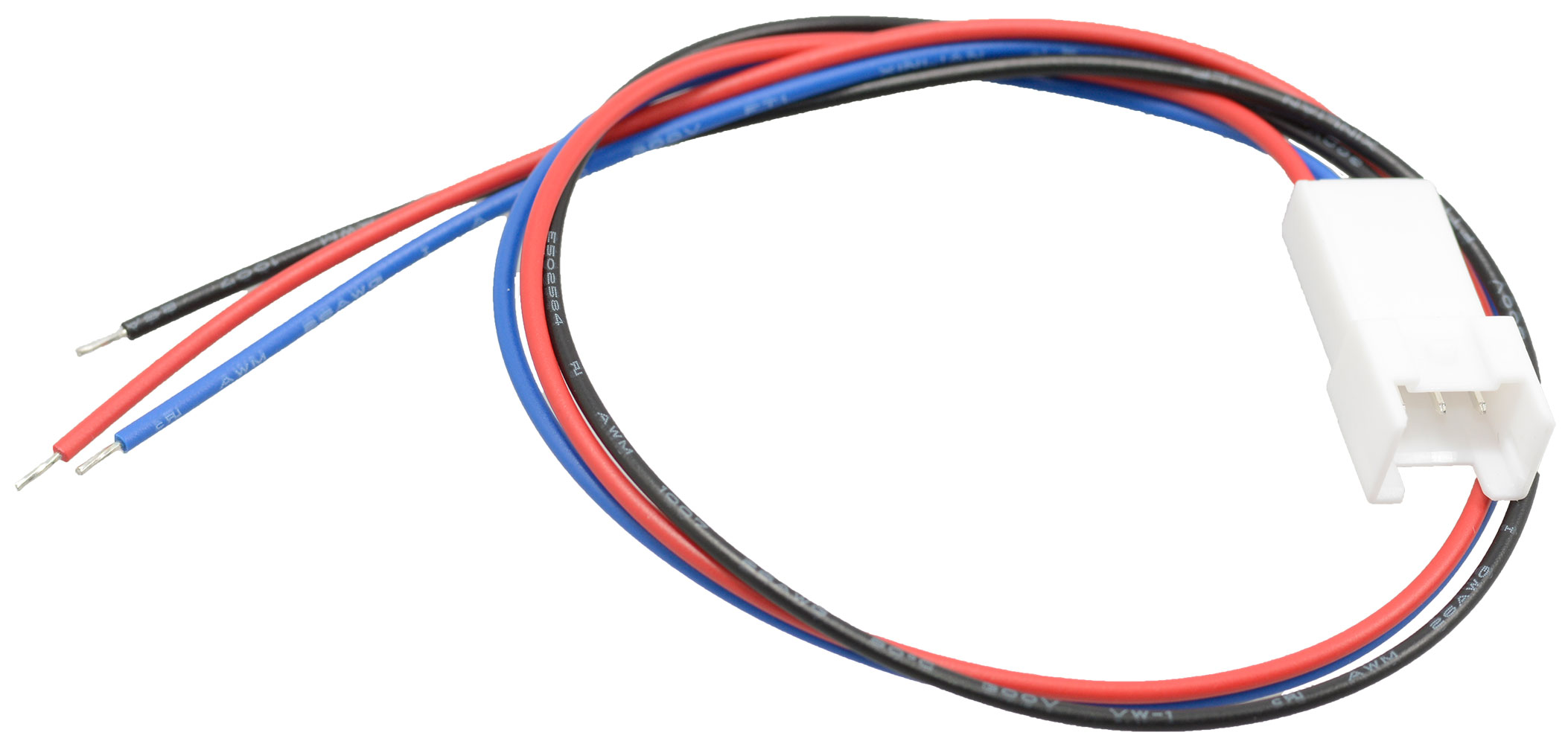 3-Position JST Wiring Harness with 10" Wire Leads