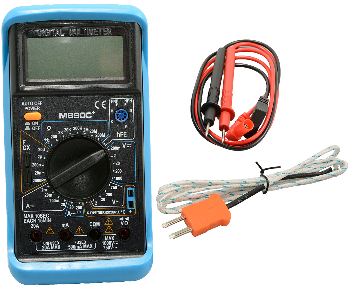 1999 Count 3.5-Digit Digital Multimeter 10 Functions