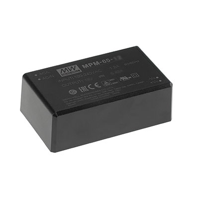 5V 10A 50W High Reliability 2xMOPP Encapsulated Green Medical Power Module PCB Mount