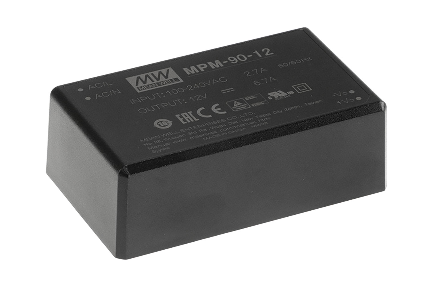 12V 6.7A 80W High Reliability 2xMOPP Encapsulated Green Medical Power Module PCB Mount