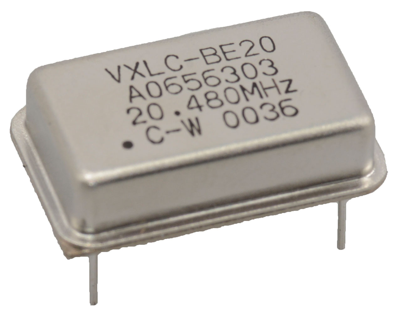 20.48 MHz XO (Standard) TTL Oscillator 5V DIP-14 4-Pin Full Can