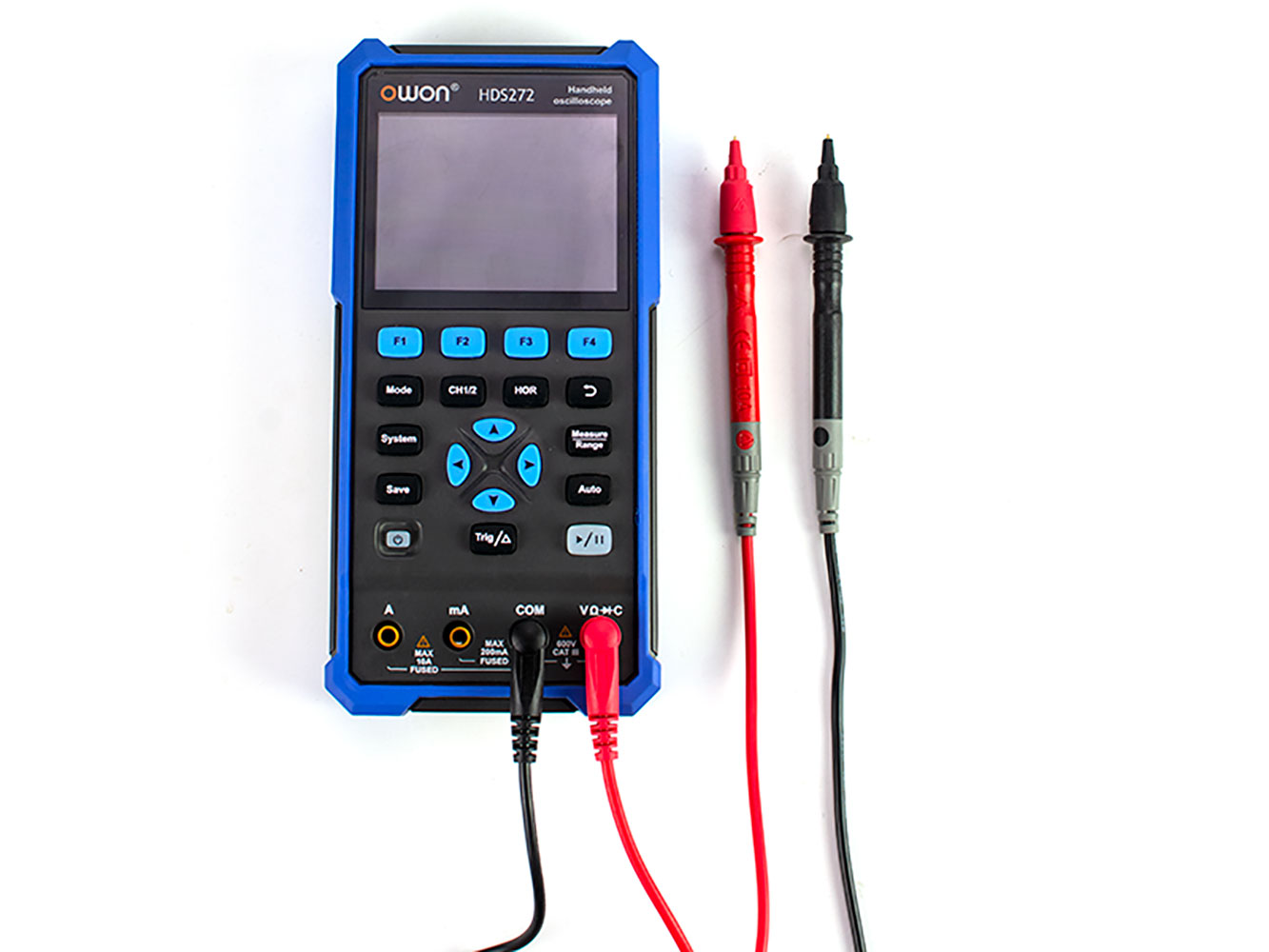 2 Channel 70 MHz Handheld Oscilloscope Waveform Generator & DMM 250 MS/s 8-bits 3.5" LCD