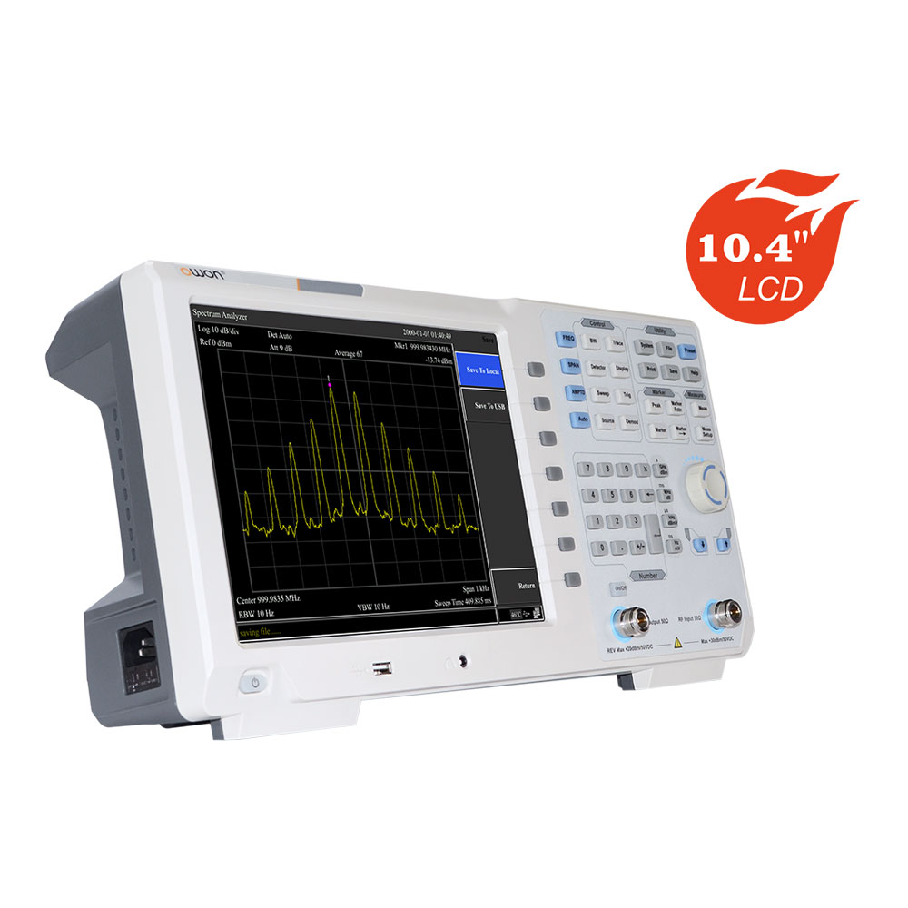 Spectrum Analyzer 9 kHz to 3.2 GHz with Tracking Generator USB & LAN 10.4" TFT