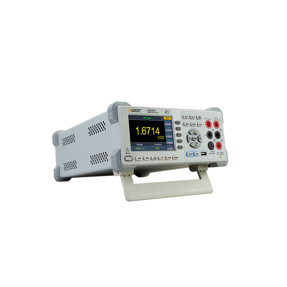 4.5-Digit Benchtop Digital Multimeter 1M Count True RMS 4" LCD