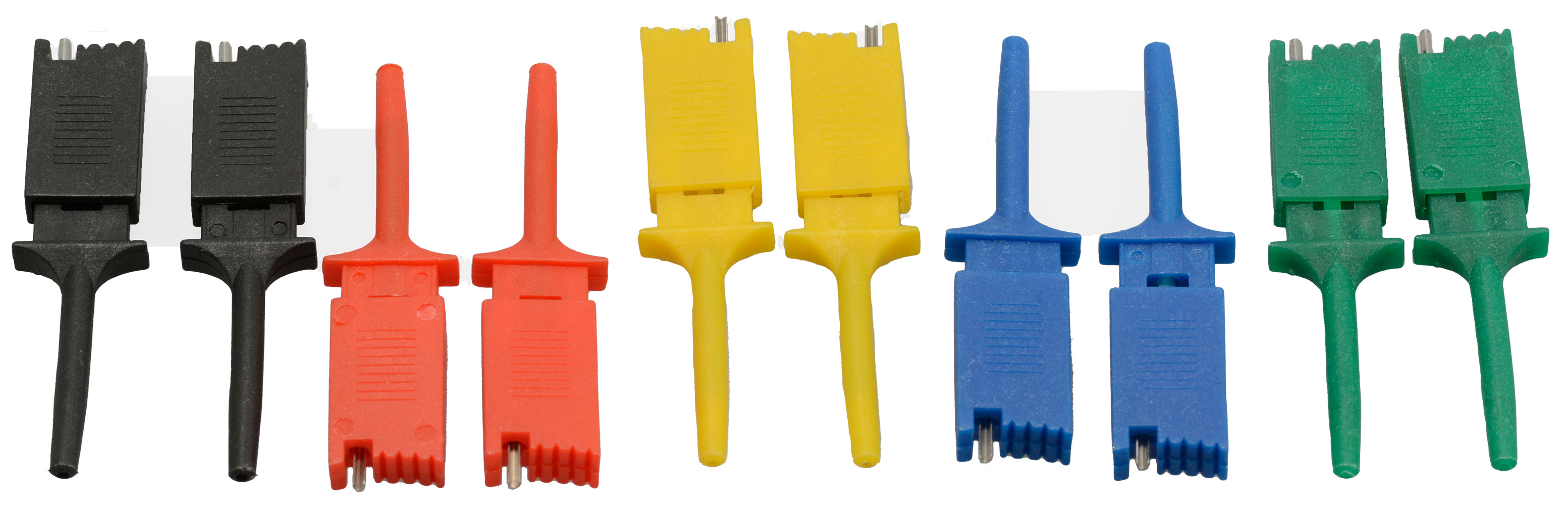 Double Gripper Micro-Hook with 0.025" Square Pins (Set of 10)
