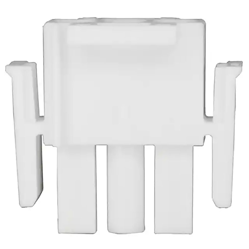 Rectangular Connector Housing Plug 3-Position White