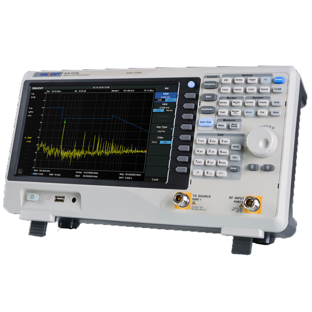 9 kHz to 1.5 GHz Spectrum & Vector Network Analyzer