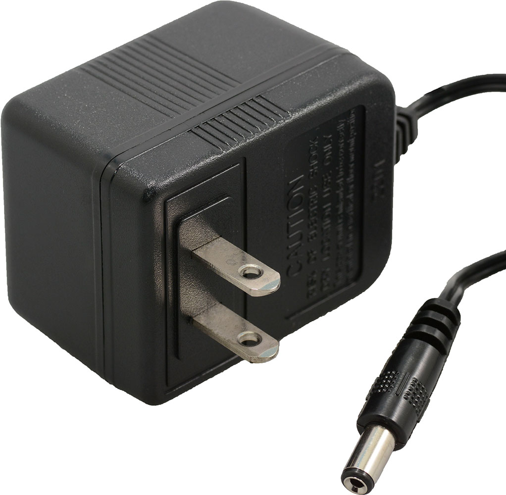 Unregulated Linear Wall Adapter 6 Volt 200 mA 1.2 Watt 2.1mm Plug Center Positive