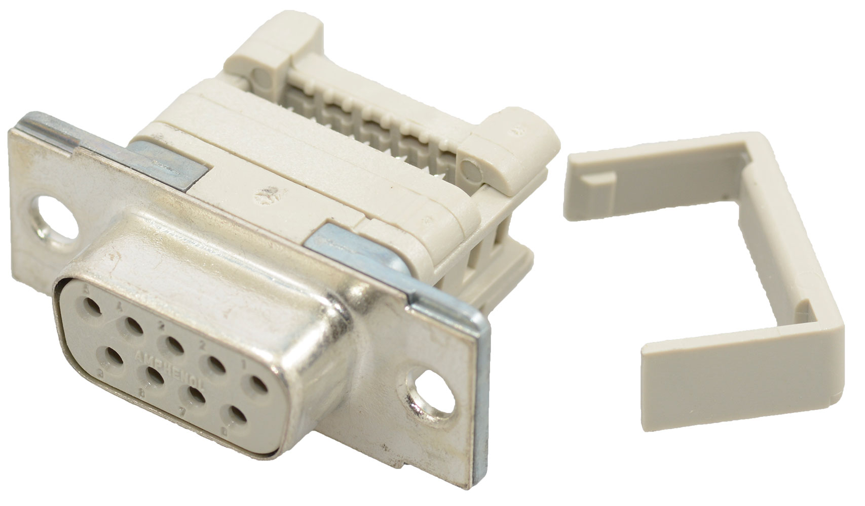 9 Position D-Sub Receptacle Female Sockets