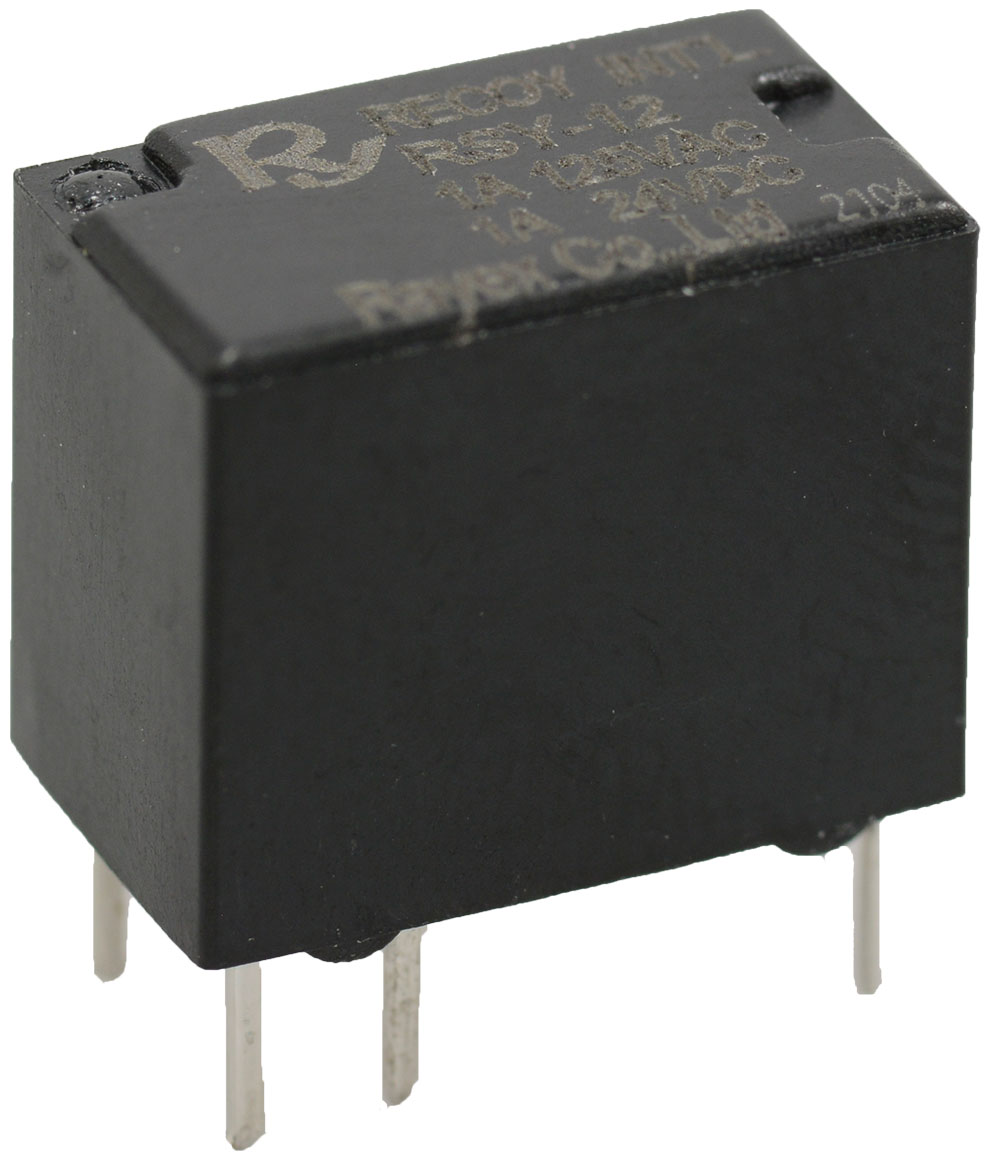 DIP Relay SPDT (1 Form C) 12VDC Coil 1A 125VAC/24VDC 720 Ohm
