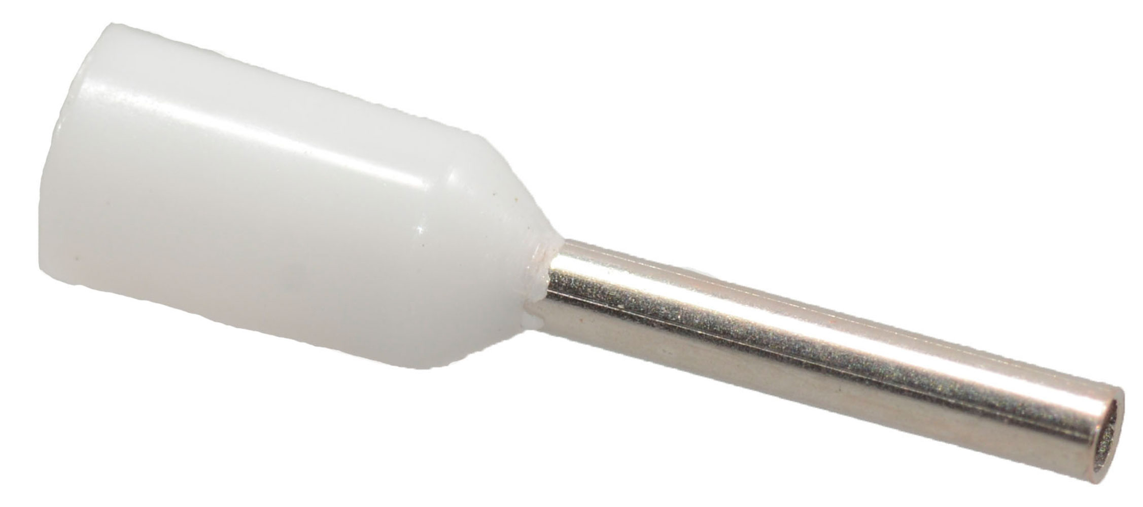 WIRE FERRULE,TERMINAL,20GA .5mm2 ,14Lx8mm PIN,WHITE,
