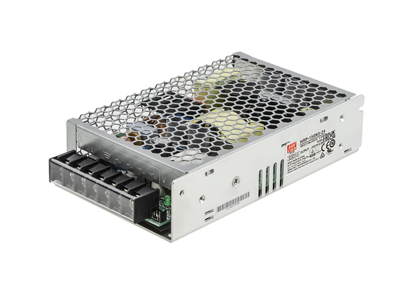 24VDC 6.5A 156W Single Output Enclosed Ultra High Peak Power Supply with PFC Function