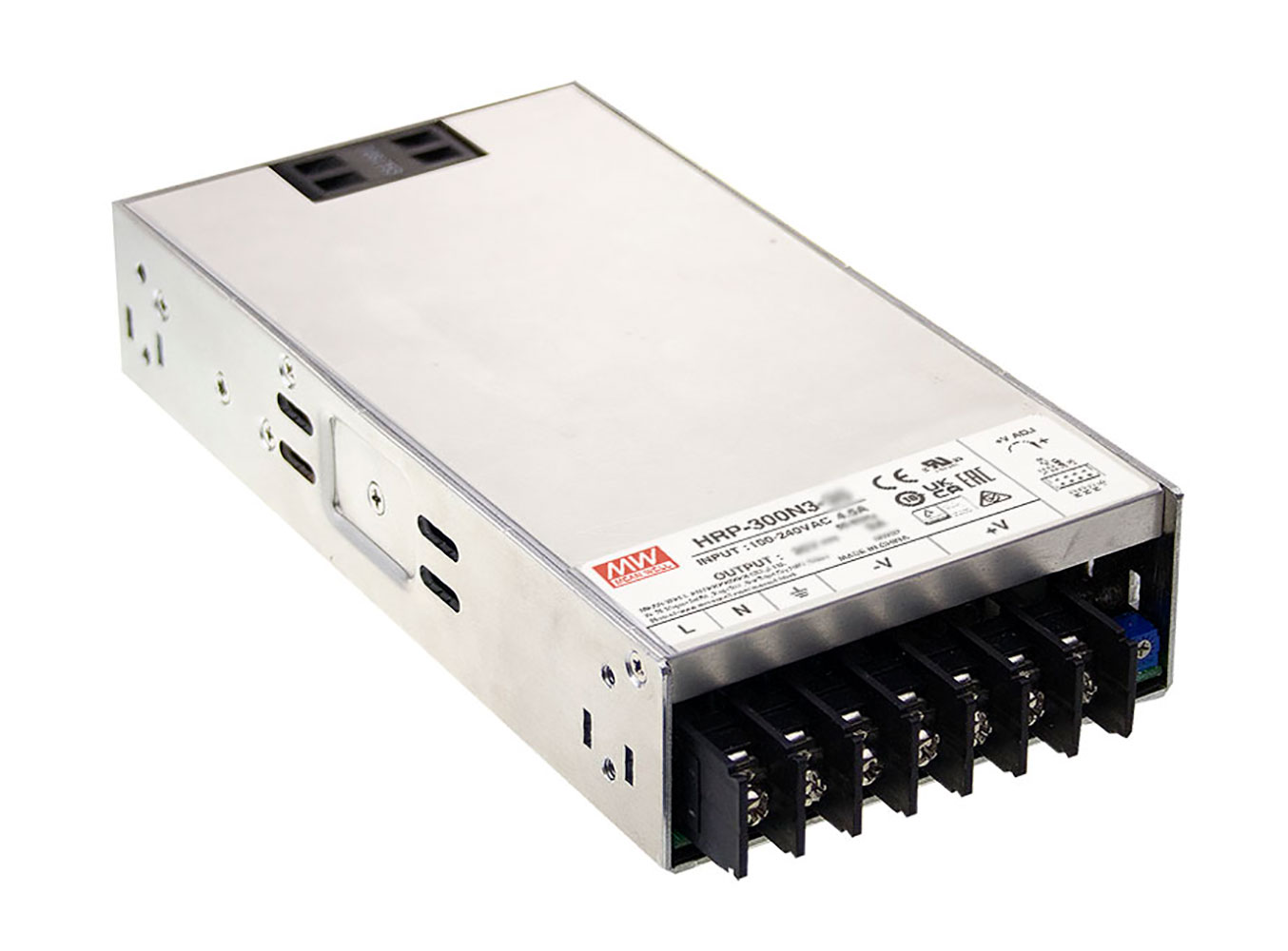 12VDC 27A 324W Single Output Enclosed Ultra-High Peak Power Supply with PFC Function