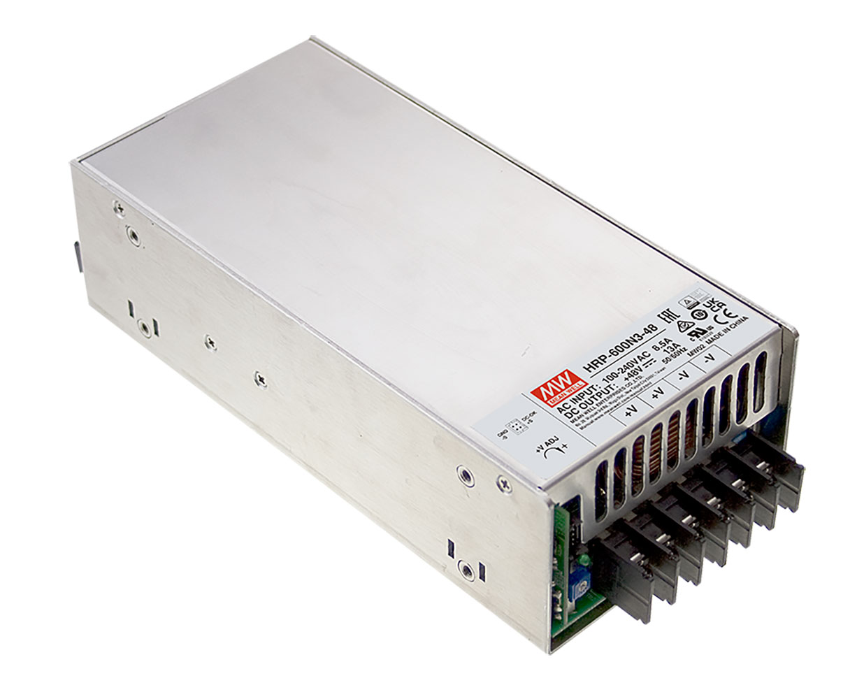 48VDC 13A 624W Single Output Enclosed Ultra-High Peak Power Supply with PFC Function