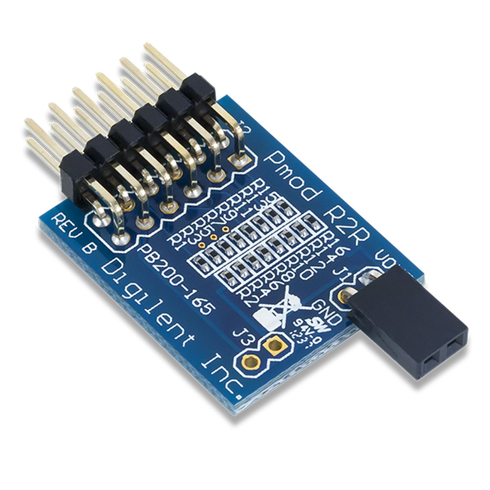 Pmod R2R: Resistor Ladder D/A Converter Module