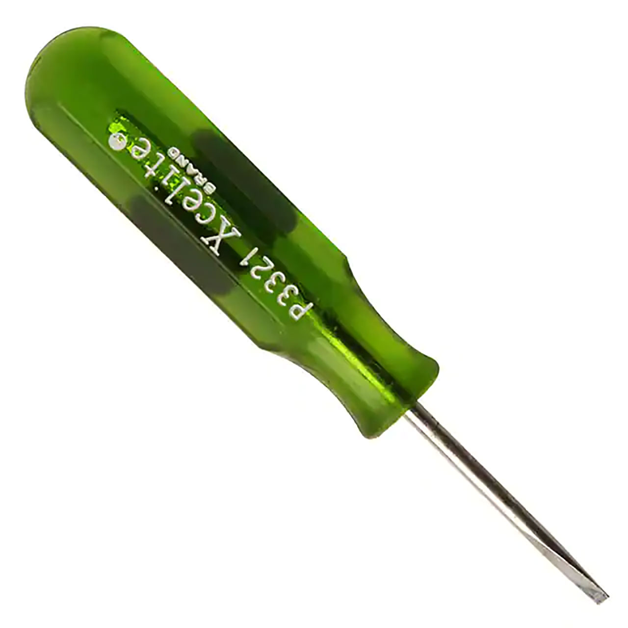 3/32" Slotted Screwdriver 3.5" Green Handle