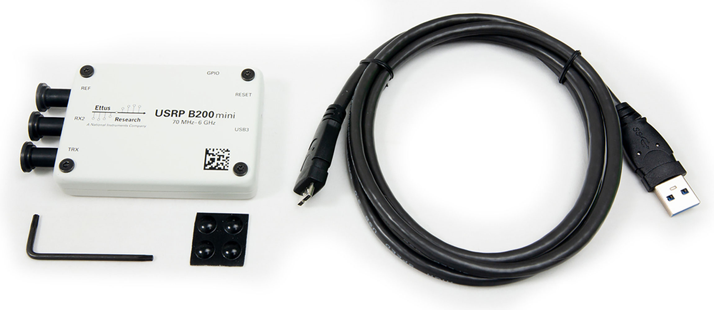 Ettus USRP B200mini: 1x1, 70MHz-6GHz SDR/Cognitive Radio with Enclosure Kit