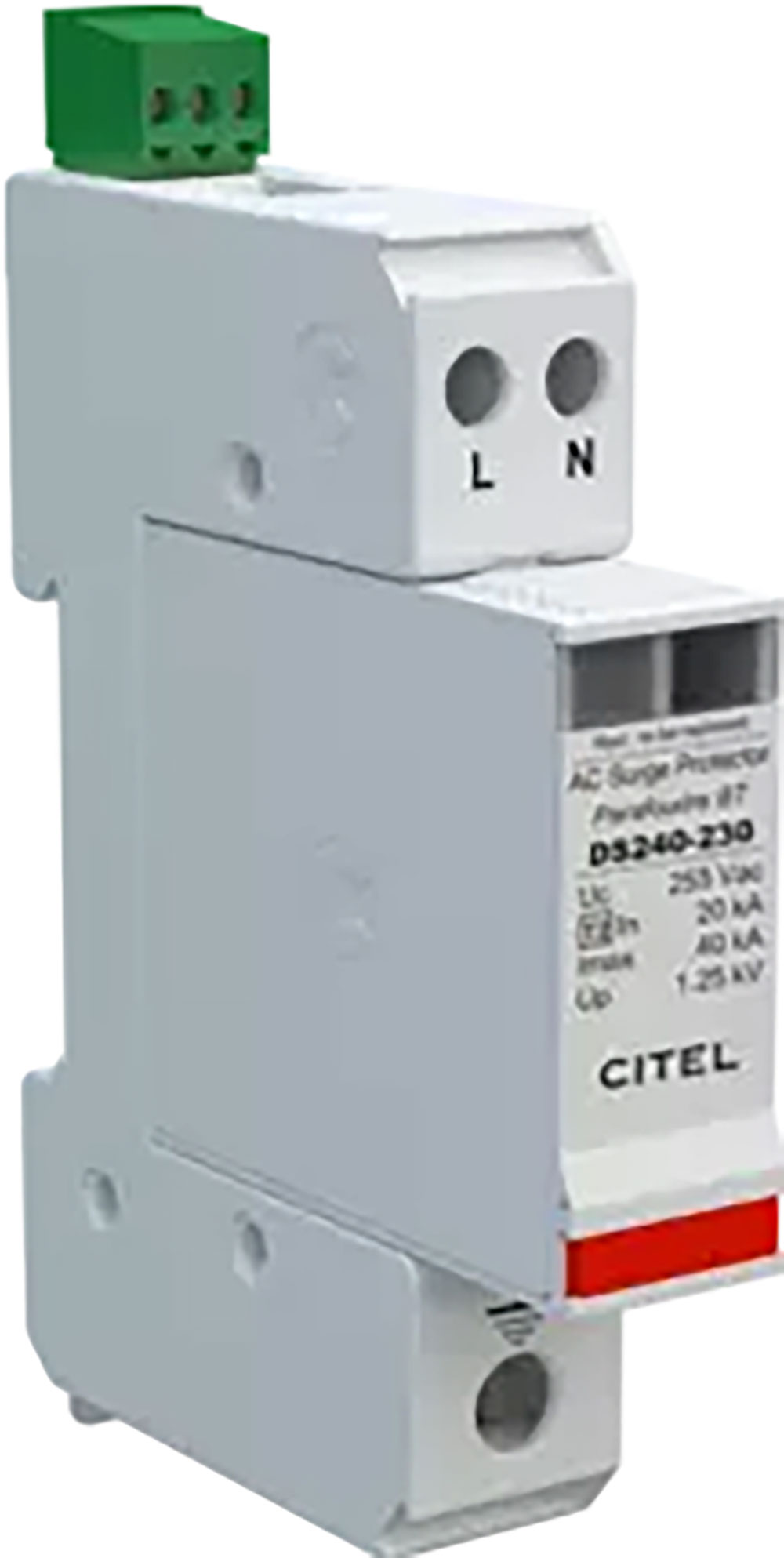 255 VAC DIN Rail Surge Protection Device 40kA