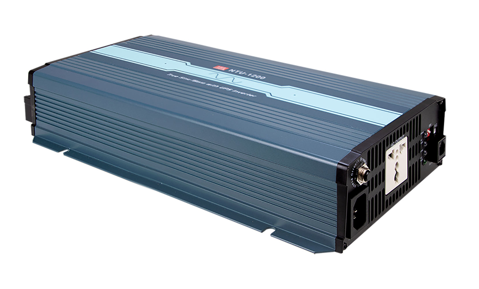 110VAC Output 1200W True Sine Wave DC-AC Power Inverter Universal 12VDC 120A Input with Built-in UPS Function