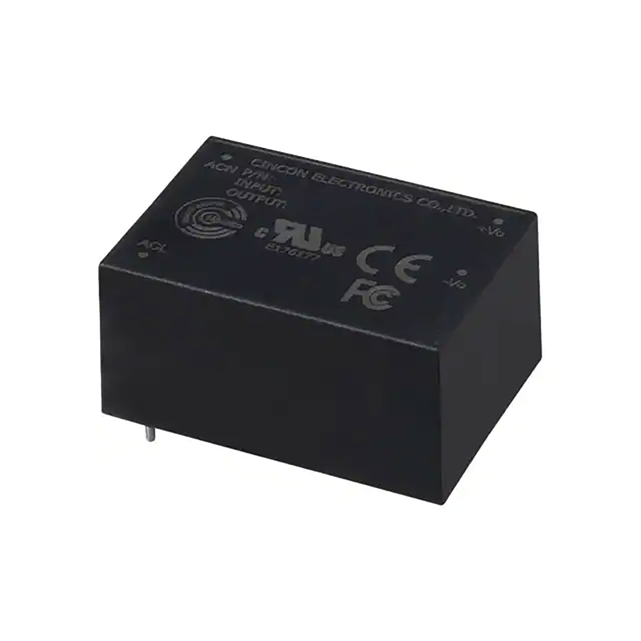 12W Single Output AC-DC Encapsulated Power Supply 12VDC 1A