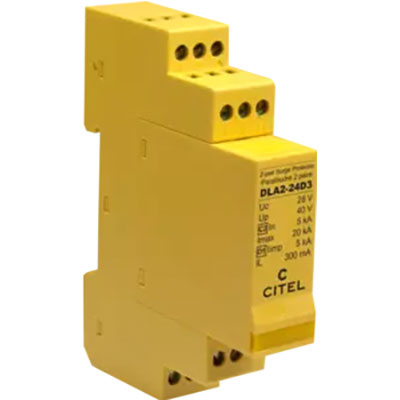 24V Dataline Surge Protection Device Hybrid SAD-GDT 28V MCOV 20kA IMAX